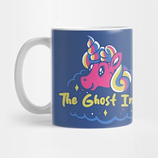 ghost inside and the unicorn Mug